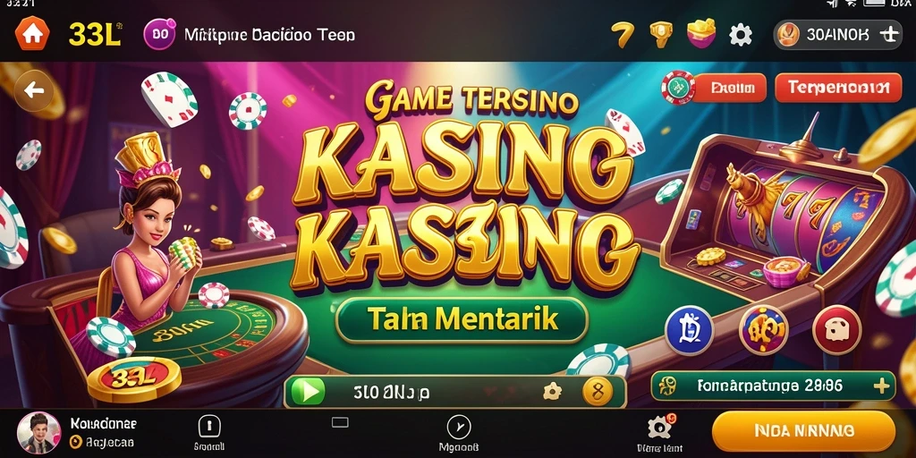 Tampilan menarik dari gameplay kasino di 33L.