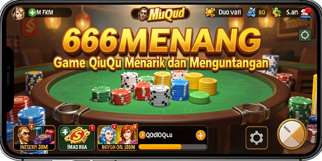 Gameplay seru QiuQiu di 666MENANG
