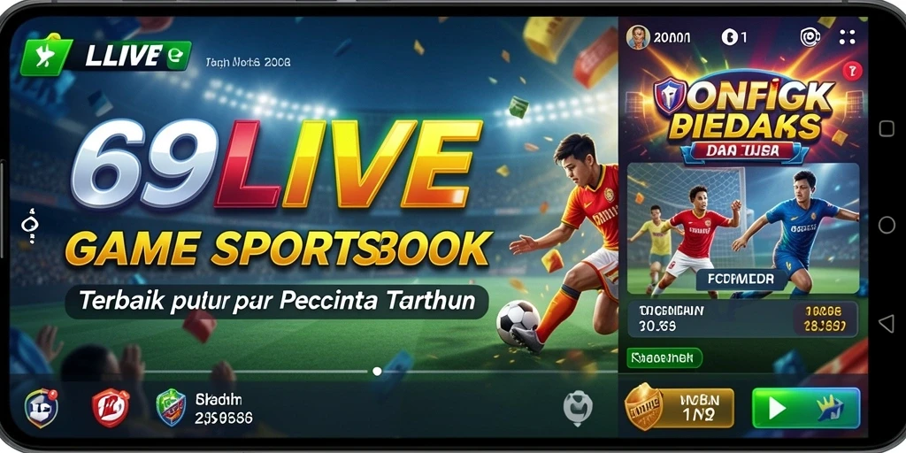 Screenshot permainan Sportsbook di 69LIVE yang menunjukkan antarmuka pengguna.