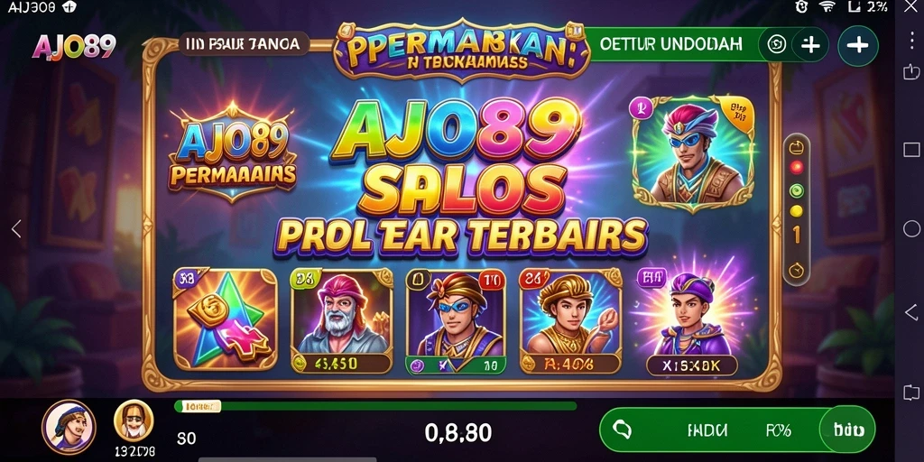 Tampilan menarik dari gameplay slot AJO89 yang seru.