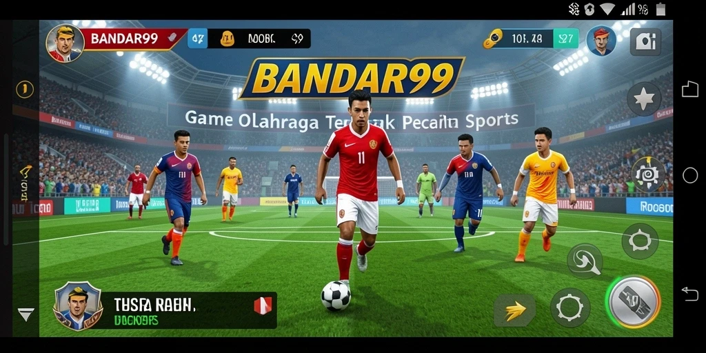 Tampilan utama gameplay sports BANDAR99 yang seru dan penuh aksi.