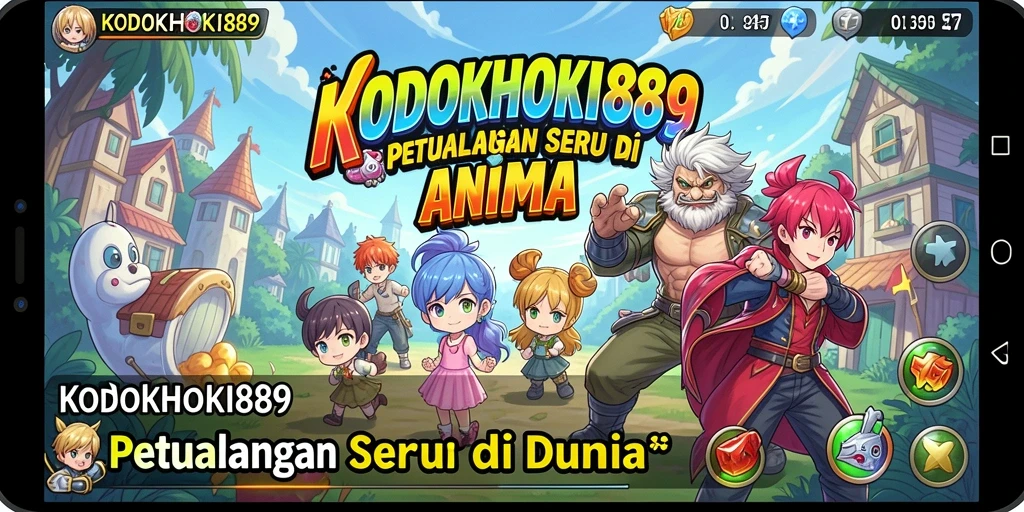 Tampilan gameplay KODOKHOKI889 yang seru dan menarik.