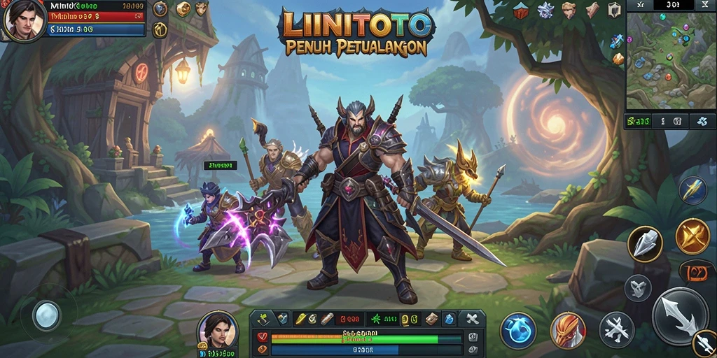 Tampilan gameplay seru dan interaktif di LINITOTO.
