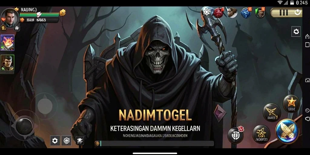 Screenshot NADIMTOGEL menampilkan suasana menakutkan dalam gameplay Horror.