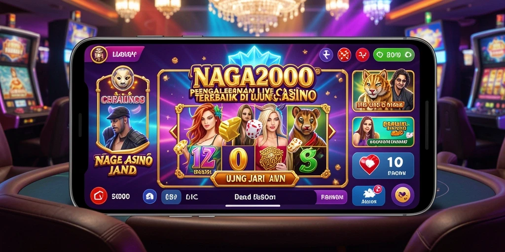 Gambaran menarik gameplay Live Casino di NAGA2000 dengan dealer langsung.