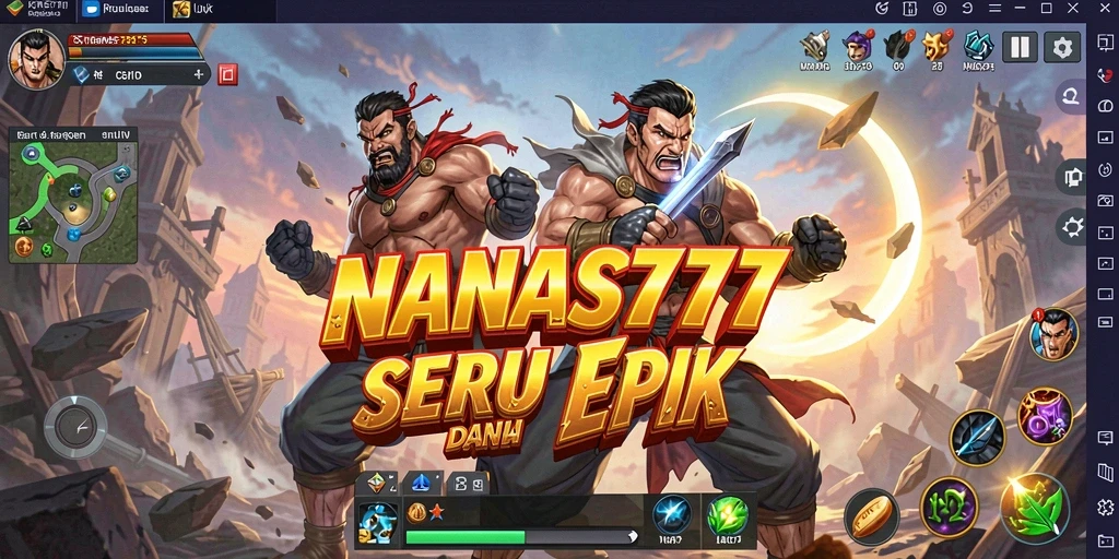 Tangkapan layar <strong>NANAS777</strong> menampilkan pertarungan intens penuh aksi.
