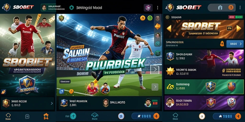 Tampilan antarmuka SBOBET yang menarik dan mudah dinavigasi.